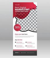 Business or Corporate Roll Up Banner vector