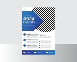 diseño de volante empresarial o corporativo vector