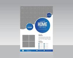 Real Estate Flyer Template Design vector