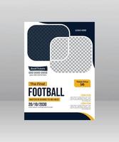 Sports Flyer Template Design vector