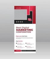 Corporate or Business Roll Up Banner vector