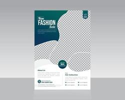 Fashion Flyer Template Design vector