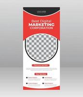 corporate or Business Roll Up Banner vector