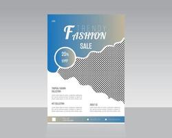 Fashion Flyer Template Design vector