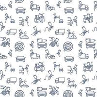 Automotive Painting vector simple concept line seamless pattern