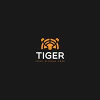 vector de logotipo de tigre