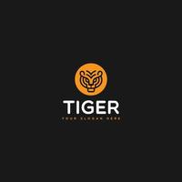 vector de logotipo de tigre