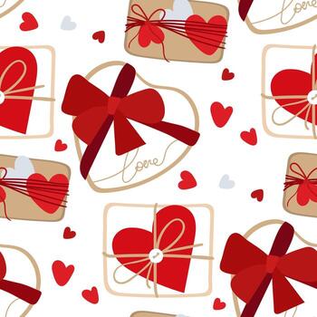 un patrón de globos en forma de labios. bolas de perlas con lentejuelas. fondo para imprimir en textiles y papel. envoltorio de regalo para el día de san valentín vector