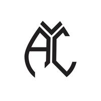 AL letter logo design.AL creative initial AL letter logo design . AL creative initials letter logo concept. vector