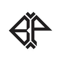 BP letter logo design.BP creative initial BP letter logo design . BP creative initials letter logo concept. vector