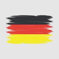 vector de pincel de bandera de alemania