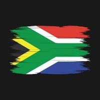 South Africa Flag Brush Vector