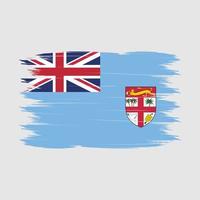 Fiji Flag Brush Vector