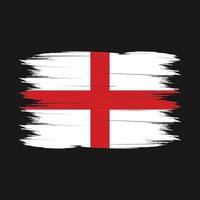 England Flag Brush Vector