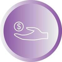 Beautiful Charity Line Vector Icon