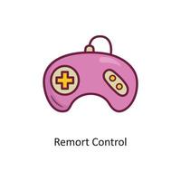 Remort Control vector filled outline Icon Design illustration. Gaming Symbol on White background EPS 10 File