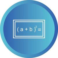 Beautiful Formula Line Vector Icon