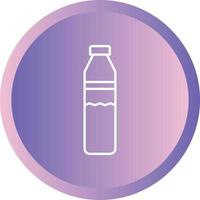 Beautiful Water Bottle Line Vector Icon