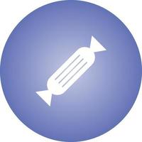 Unique Candy Vector Glyph Icon