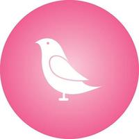 Unique Birds Vector Glyph Icon