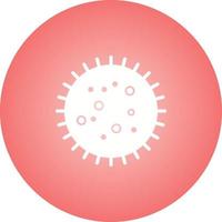 Unique Bacteria In Slide Vector Glyph Icon