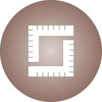 Unique Measurement Vector Glyph Icon