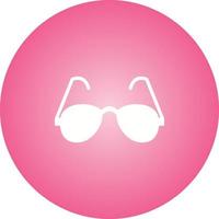 Unique Reading Glasses Vector Glyph Icon