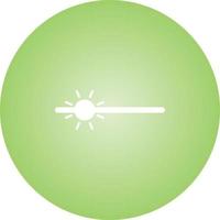 Unique Brightness Vector Glyph Icon