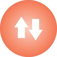 Unique Data Connection Vector Glyph Icon