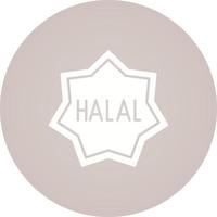 Halal Vector Icon