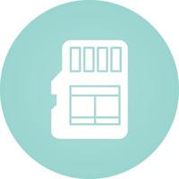 Memory Card Vector Icon