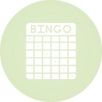 icono de vector de bingo