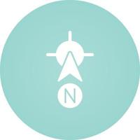 North Vector Icon