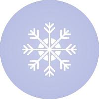 icono de vector de copo de nieve