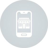 Mobile Store Vector Icon