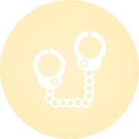 Police Handcuffs Vector Icon