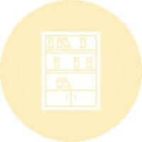 Books Shelf Vector Icon