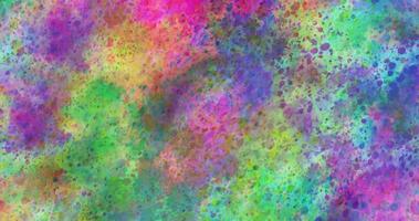 fond de peinture aquarelle splash, texture aquarelle peinte numériquement, conception de surface de texture colorée. arrière-plan holographique abstrait. texture de peinture abstraite video