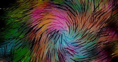 Abstract twirling multicolor texture animation.Rotating liquit background movie,Abstract geometric holographic background video