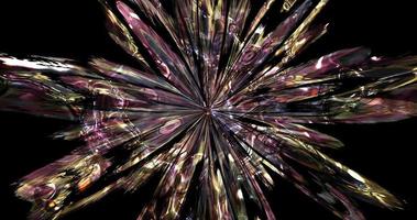 Abstract twirling multicolor texture animation.Rotating liquit background movie,Abstract geometric holographic background video