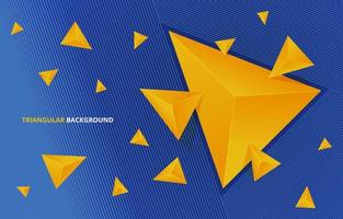 Triangular Geometric Background vector