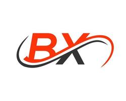 Letter BX Logo Design for Financial, Development, Investment, Real Estate And Management Company Vector Template