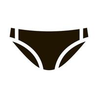 Slip Pants Icon Vector Glyph Illustration