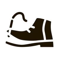 Torn Shoe Thread Icon Vector Glyph Illustration