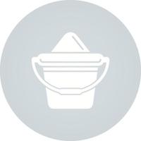 Sand Bucket Vector Icon