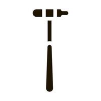 Reflex Hammer Icon Vector Glyph Illustration
