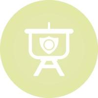Security Presentation Vector Icon