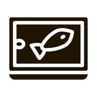 Canned Fish Tin Icon Vector Glyph Illustration