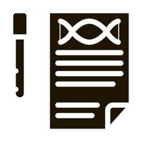 Result Test List Flask Icon Illustration vector
