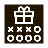 Number Needed to Receive Gift Icon Vector Glyph Illustration